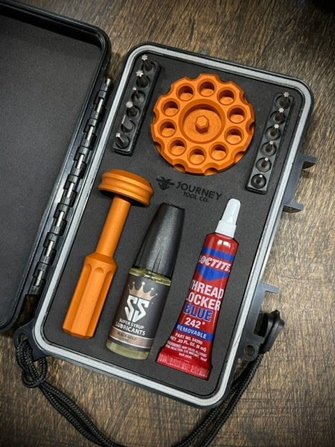The Essentials Knife Maintenance Kit with Turas Bit Driver – Journey Tool Co