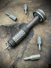 Load image into Gallery viewer, The Turas Bit Driver Titanium w/ Chain Link Grip #698 Dropping 1-22-2023

