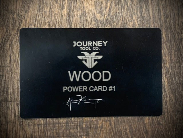 Lucky Goat Power Card #1 Wood Custom Turas Bit Driver