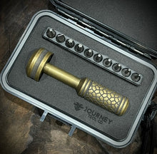 Load image into Gallery viewer, The Turas Bit Driver Brass w/Cobblestone Grip #565
