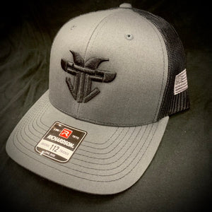 Journey Tool Co. Embroidered Logo Hat Charcoal Grey