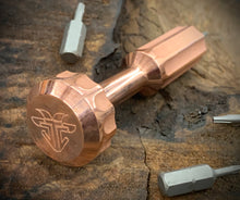 Load image into Gallery viewer, The Turas V2 EDC Bit Driver Semi Polished Copper
