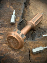 Load image into Gallery viewer, The Turas V2 EDC Bit Driver Aged Copper
